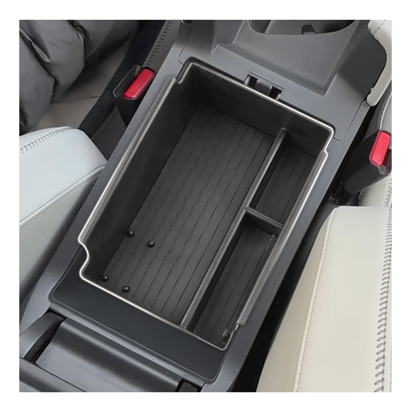 SXCY Acura ADX console tray showing a precise fit for organized storage