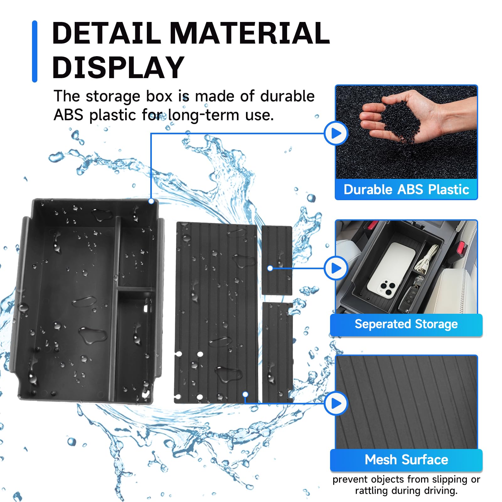 SXCY Acura ADX rubber mats prevent sliding during drives