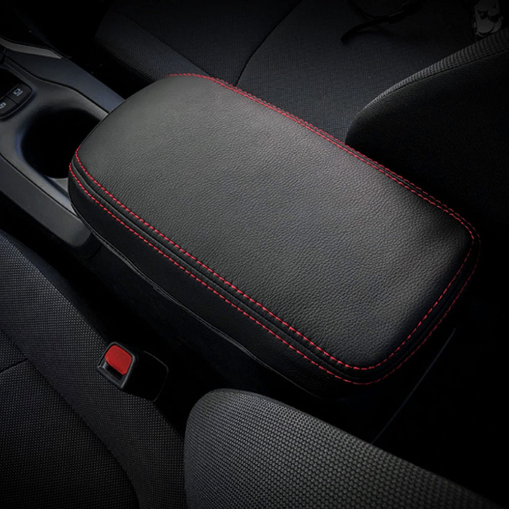 SXCY Corolla armrest cover shows premium leather texture for interior protection