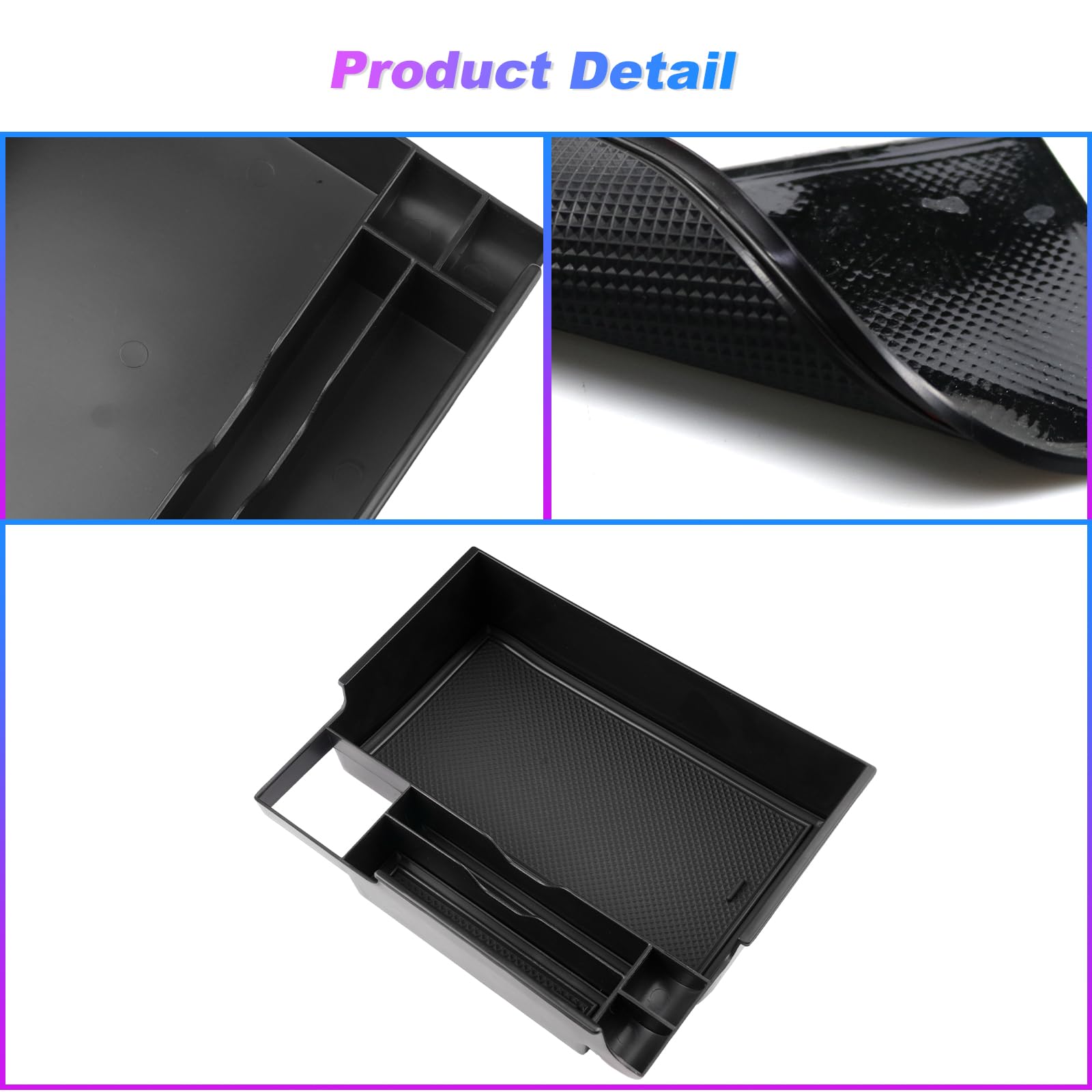 SXCY Explorer console tray ABS material for durable, long-lasting organization.