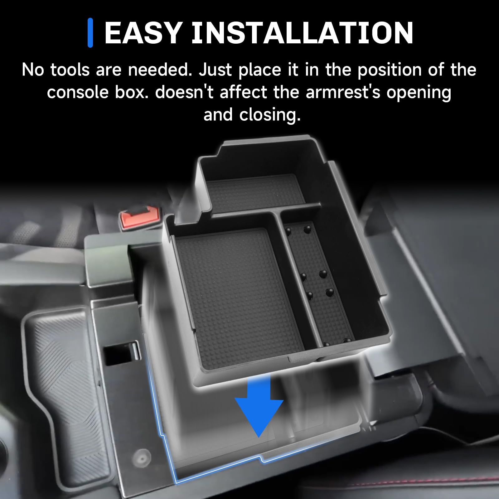 SXCY Explorer tray helps reduce clutter for a calmer, more focused drive