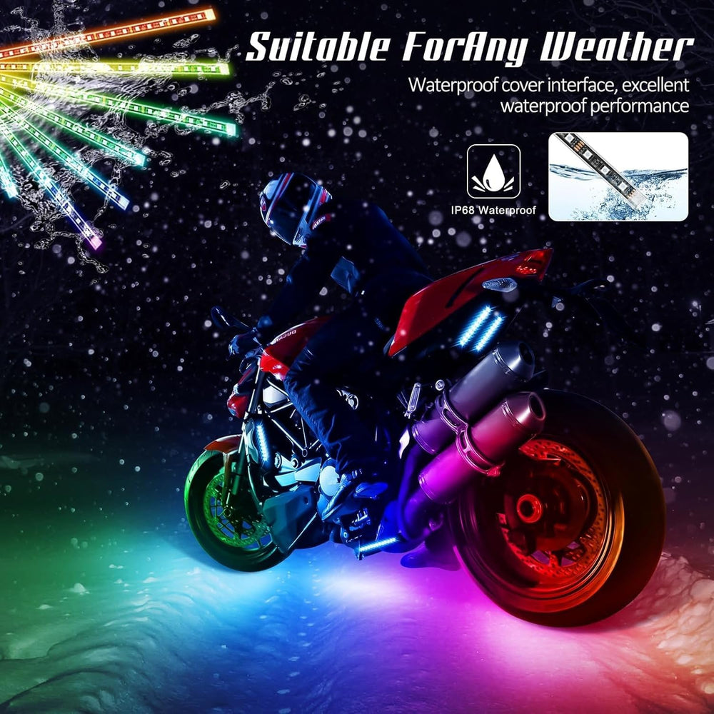 Sxlofty brake mode activates red lights for enhanced visibility while stopping