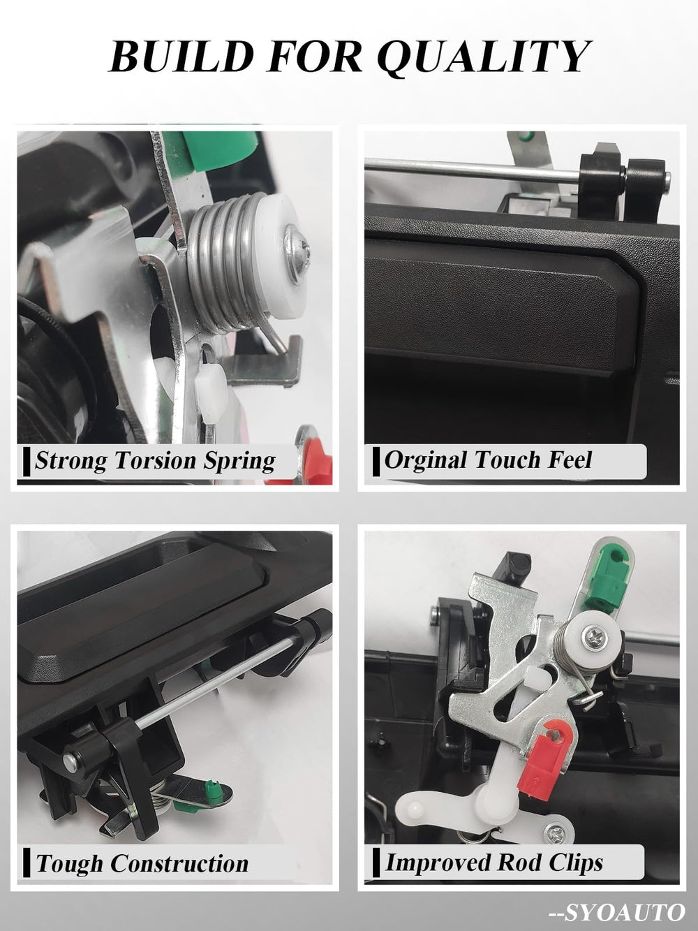 SYOAUTO rear camera hole detail aligns with factory camera setup