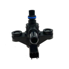 Syconeer purge valve top view, durable metal-plastic construction for reliable EVAP control.