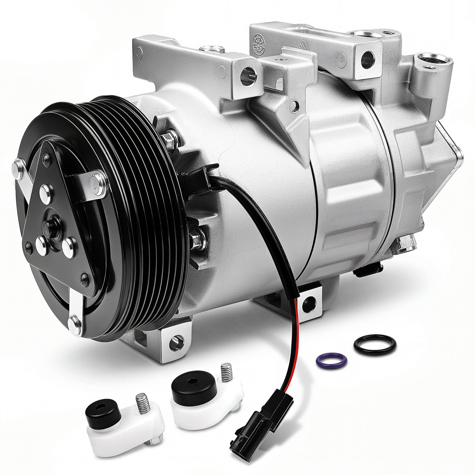 Sydasant AC Compressor Nissan Altima 2007 front view improves climate control reliability