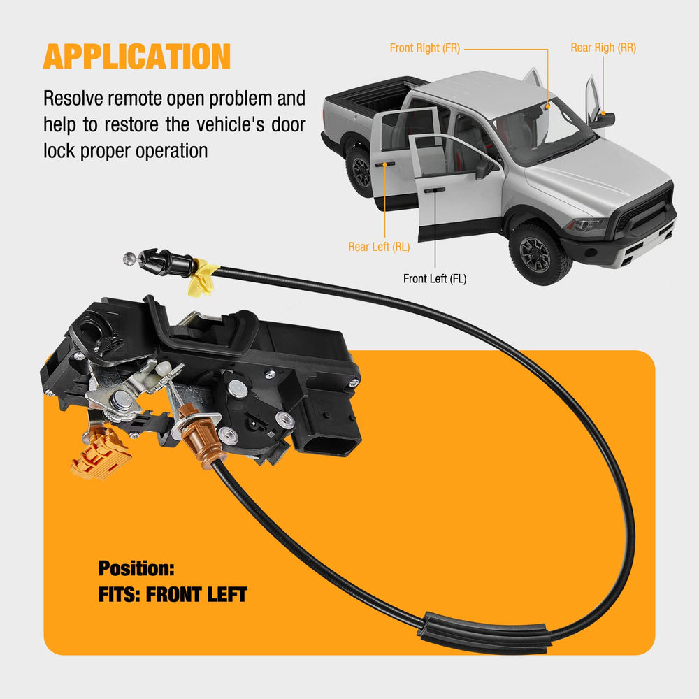 SYERAL power door lock latch actuator compatibility list visual