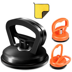 SYEYYDS Dent Puller 3-pack with large and small suction cups for versatile repairs.