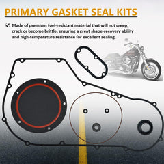Syiono Derby cover gasket assembly for Dyna, ready for install.