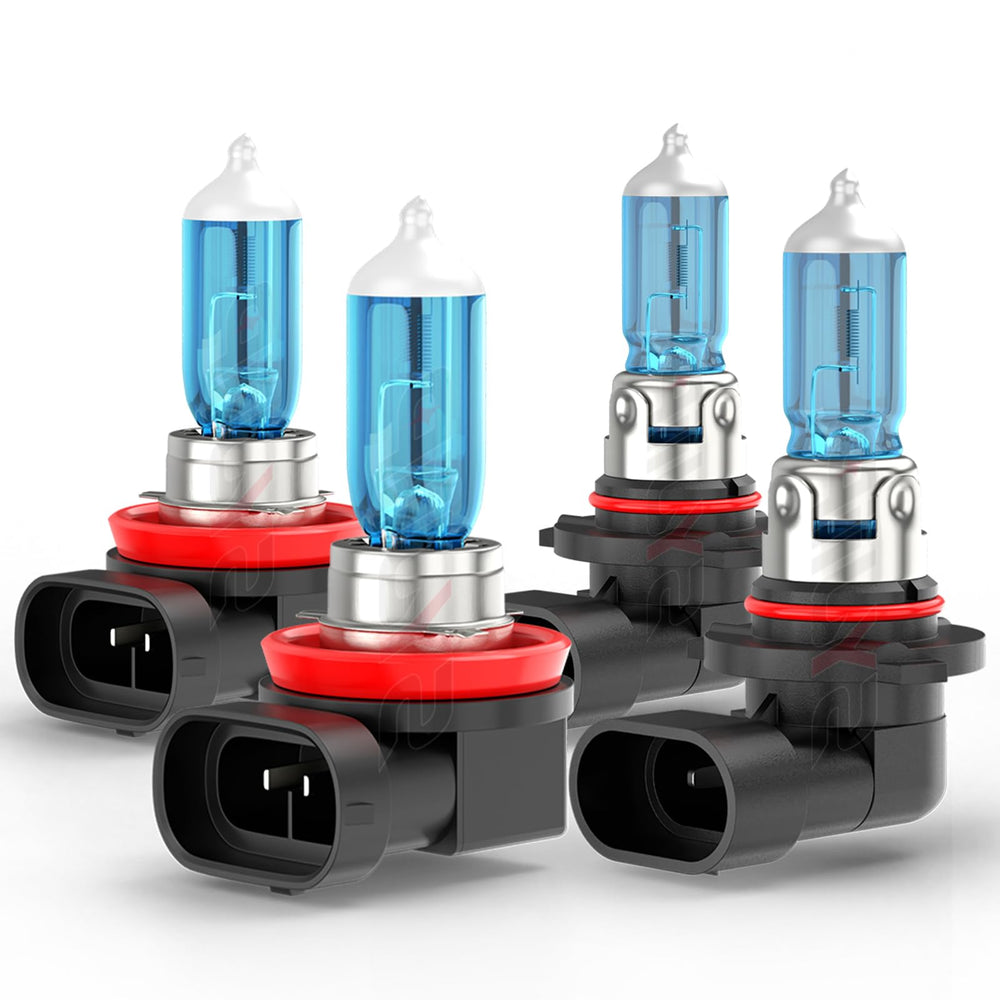 SYJIIP 4pcs halogen bulbs pack for easy upgrade and improved visibility.