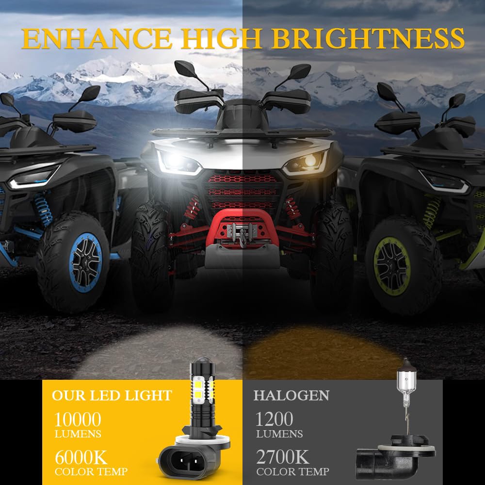 SYJIIP bulbs offer a 50,000-hour lifespan for fewer replacements on long trips.