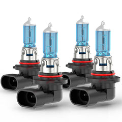 SYJIIP 9005 HB3 high-beam closeup with bright 6000K illumination for safer night driving