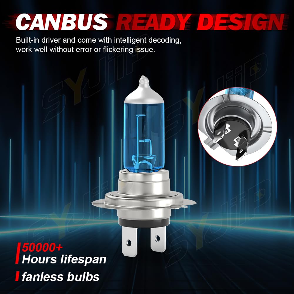 SYJIIP headlight bulb packaging and contents