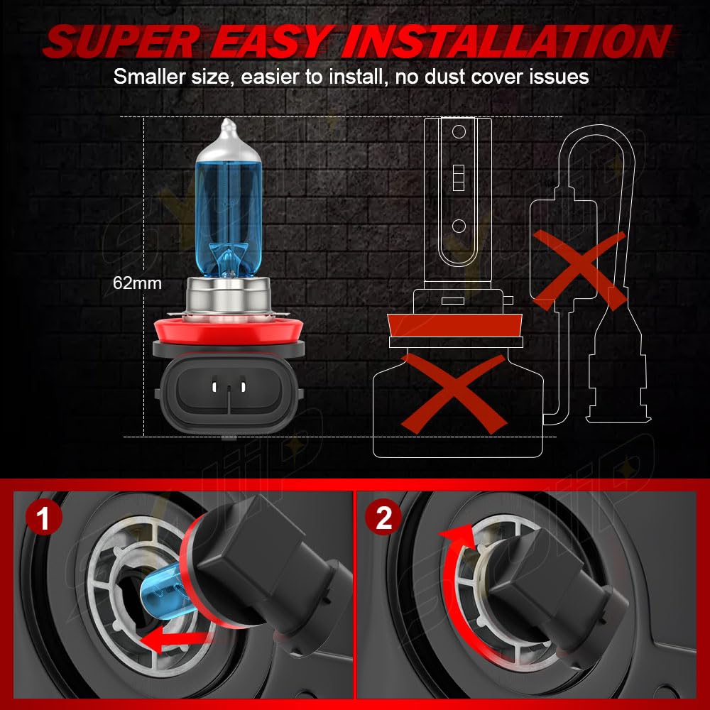 SYJIIP Rogue night beam showing bright road visibility