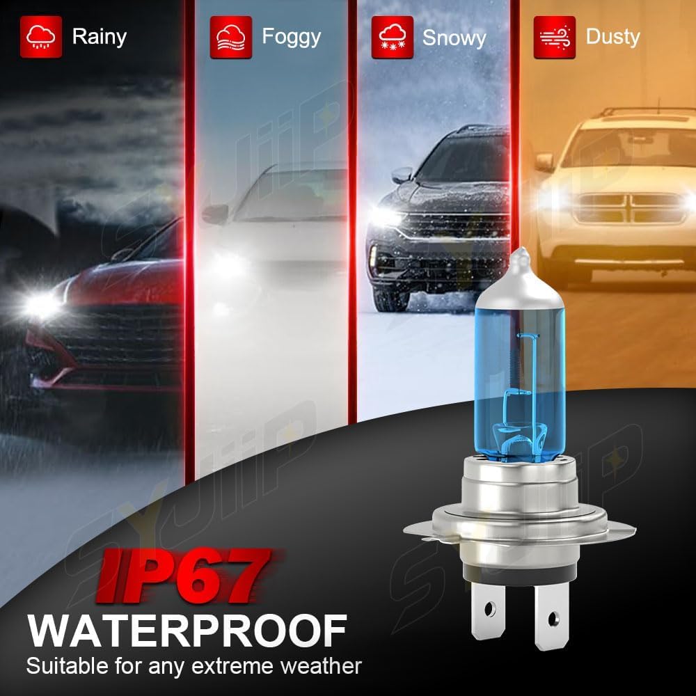 SYJIIP safe beam pattern; minimizes dark spots for clear visibility.