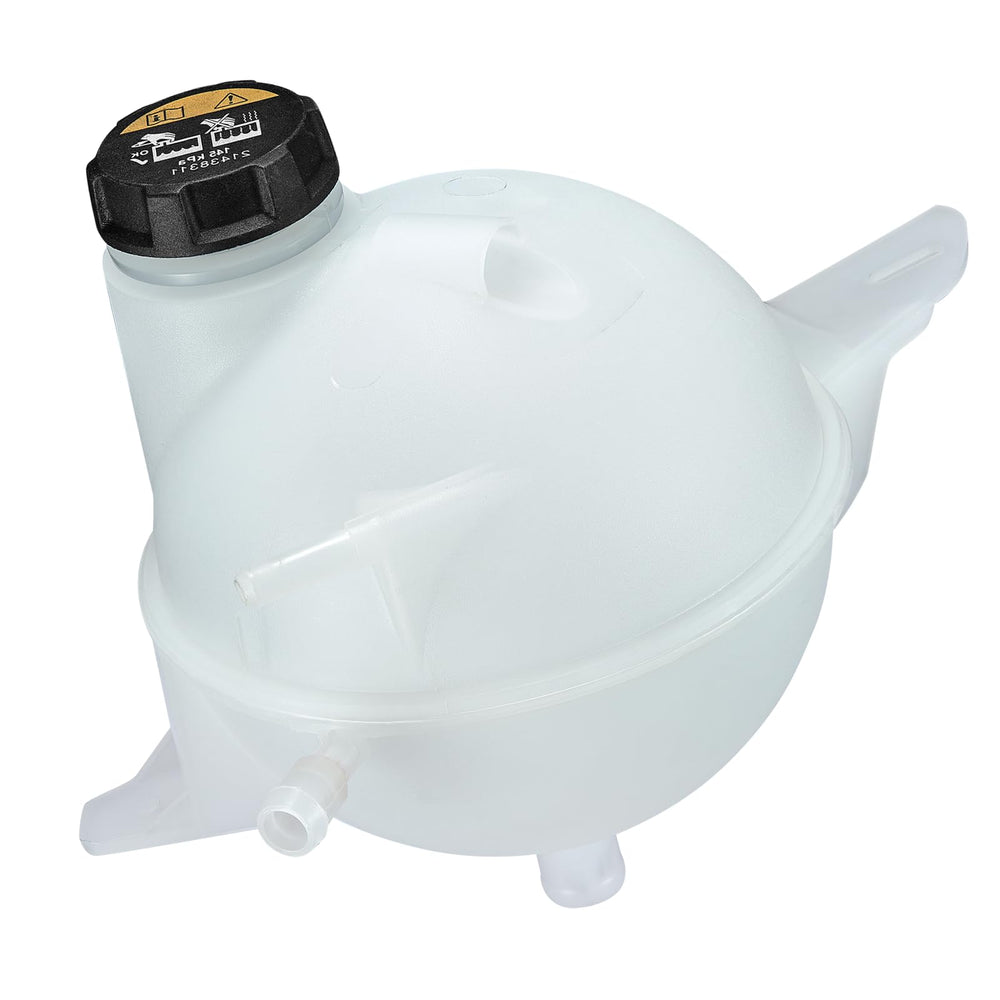 SYKRSS coolant reservoir tank front view showing compatible Transit fitment.