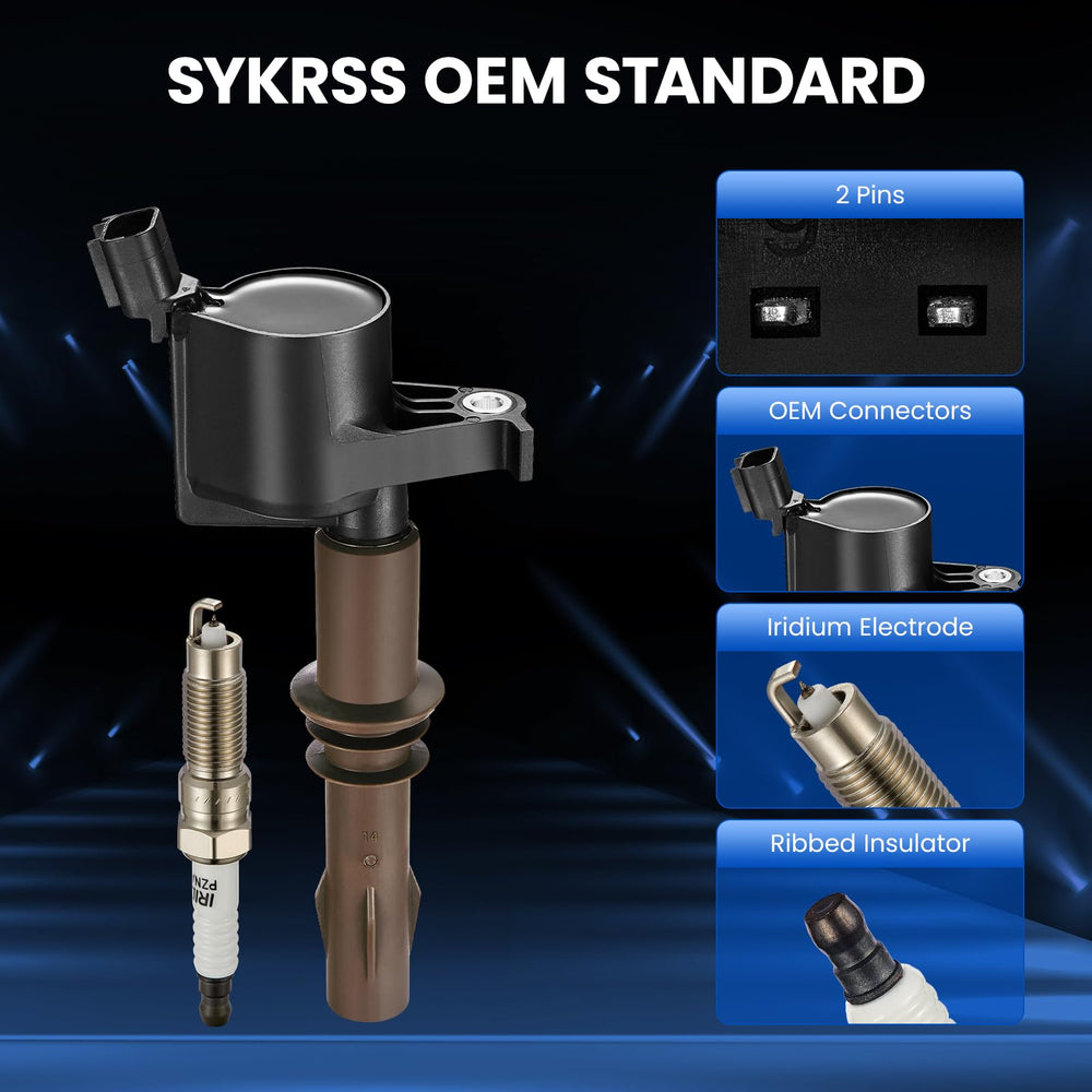 SYKRSS ignition kit front view showing complete replacement set for easier installation