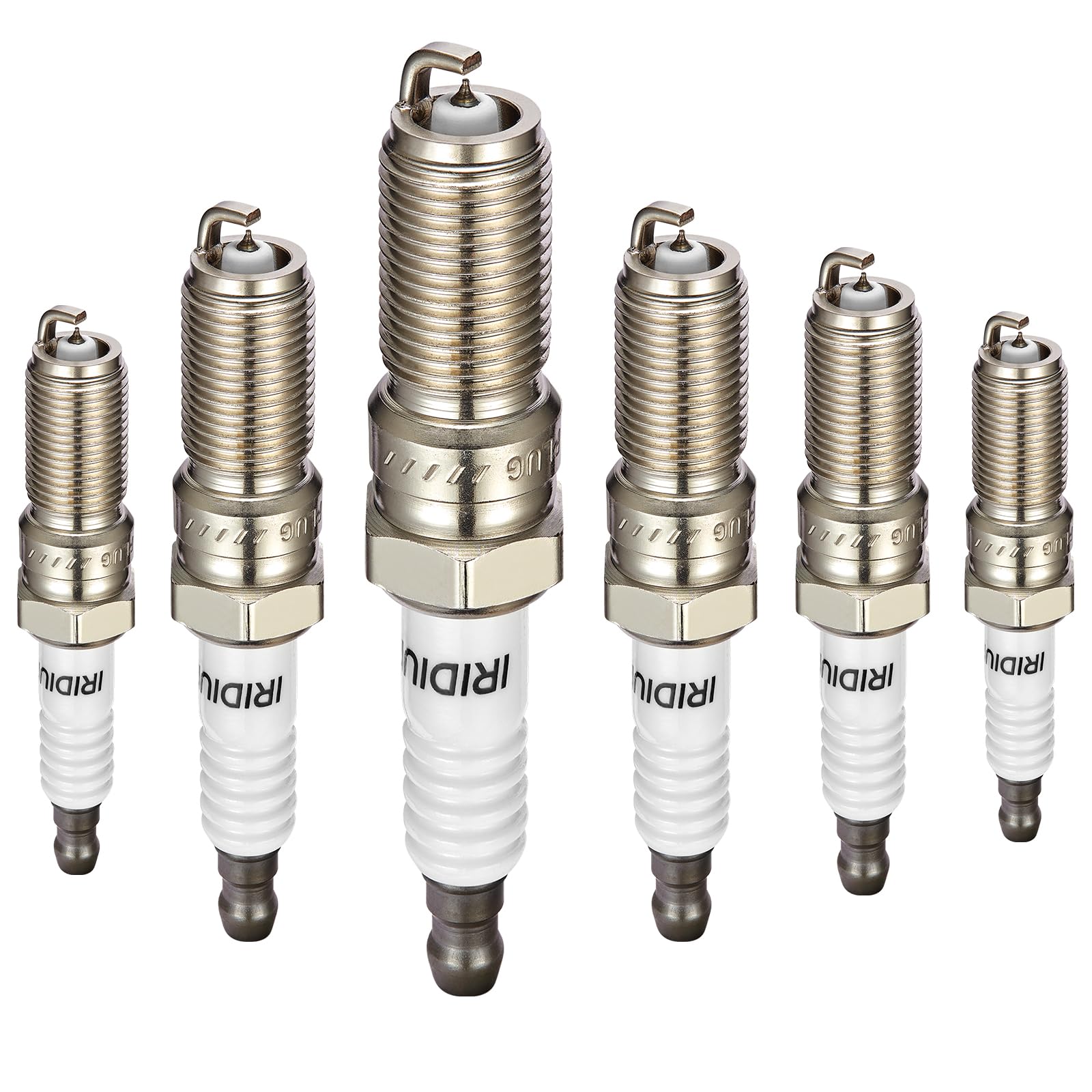 SYKRSS iridium spark plugs 6-pack close-up showing durable tips for reliable starts