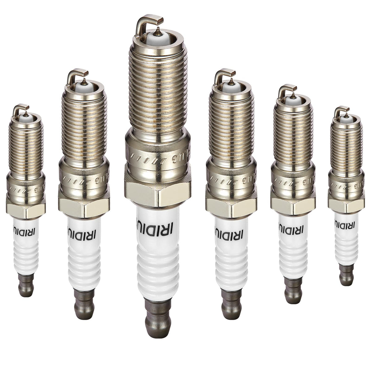 SYKRSS iridium spark plugs 6-pack close-up showing durable tips for reliable starts