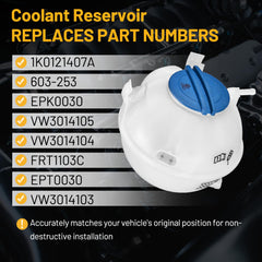 SYKRSS PP plastic coolant reservoir emphasizes durability under heat and vibration.