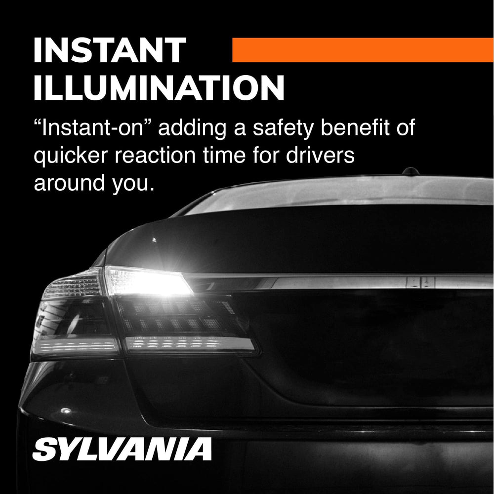 Sylvania cargo area light brightens the trunk for easy loading.