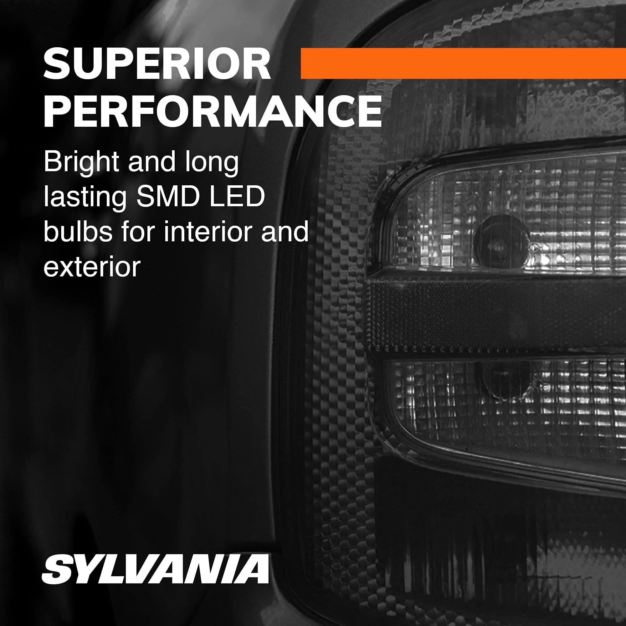 Sylvania glove compartment light clarifies contents in dim interiors.