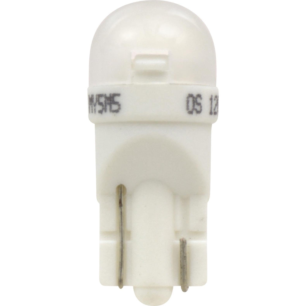 SYLVANIA 2825 T10 W5W LED bulb instant illumination for dim interiors.