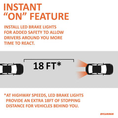 SYLVANIA 3157 ZEVO amber bulb installs quickly for an easy upgrade.