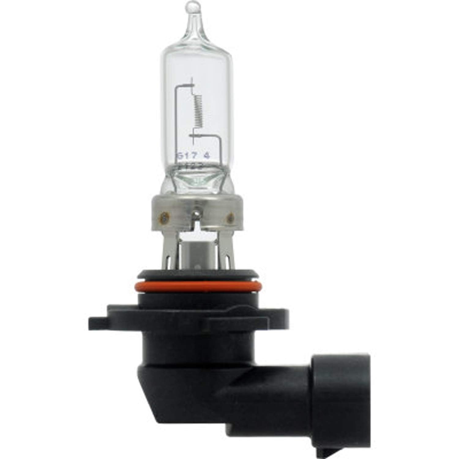 Sylvania 9005 Basic bulb installed in a headlight for direct replacement