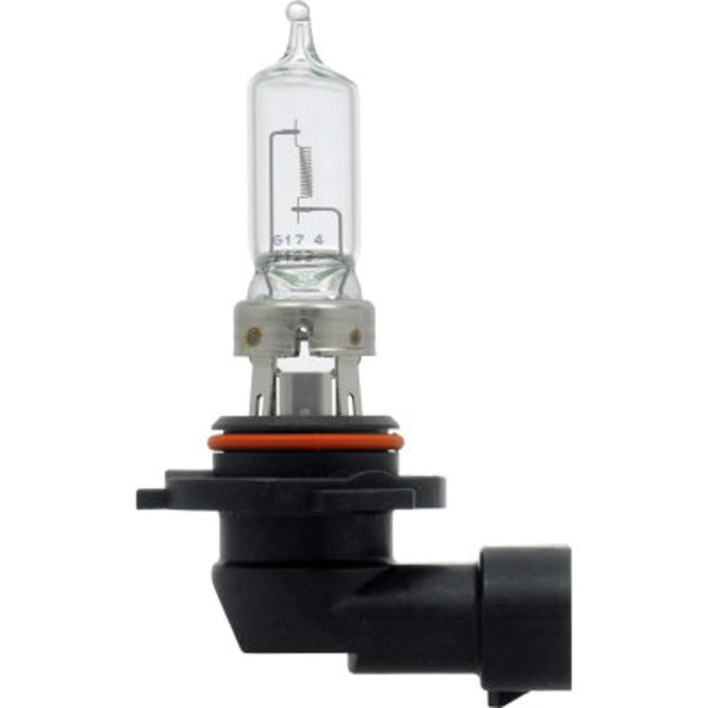 Sylvania 9005 Basic bulb installed in a headlight for direct replacement