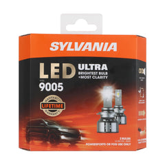 SYLVANIA 9005 LED Ultra fog light front view with compact design.
