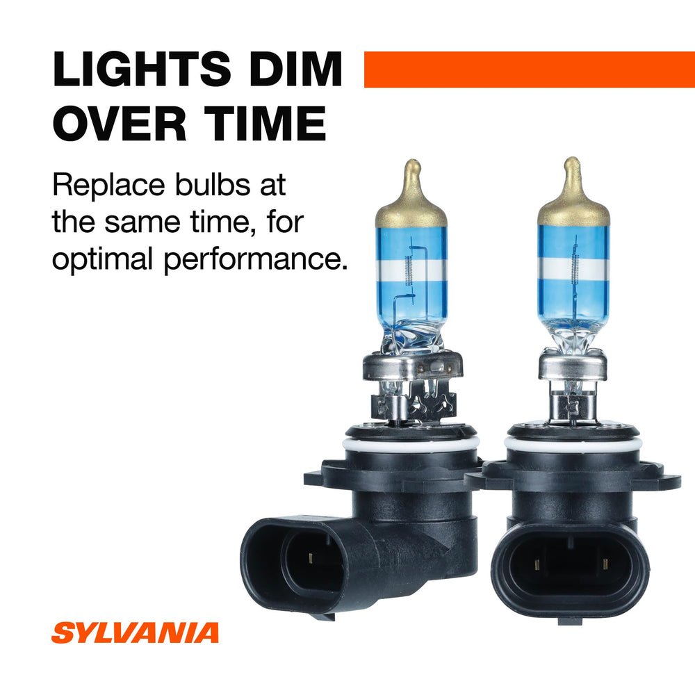 SYLVANIA 9006 SilverStar Ultra in-car headlight housing test.