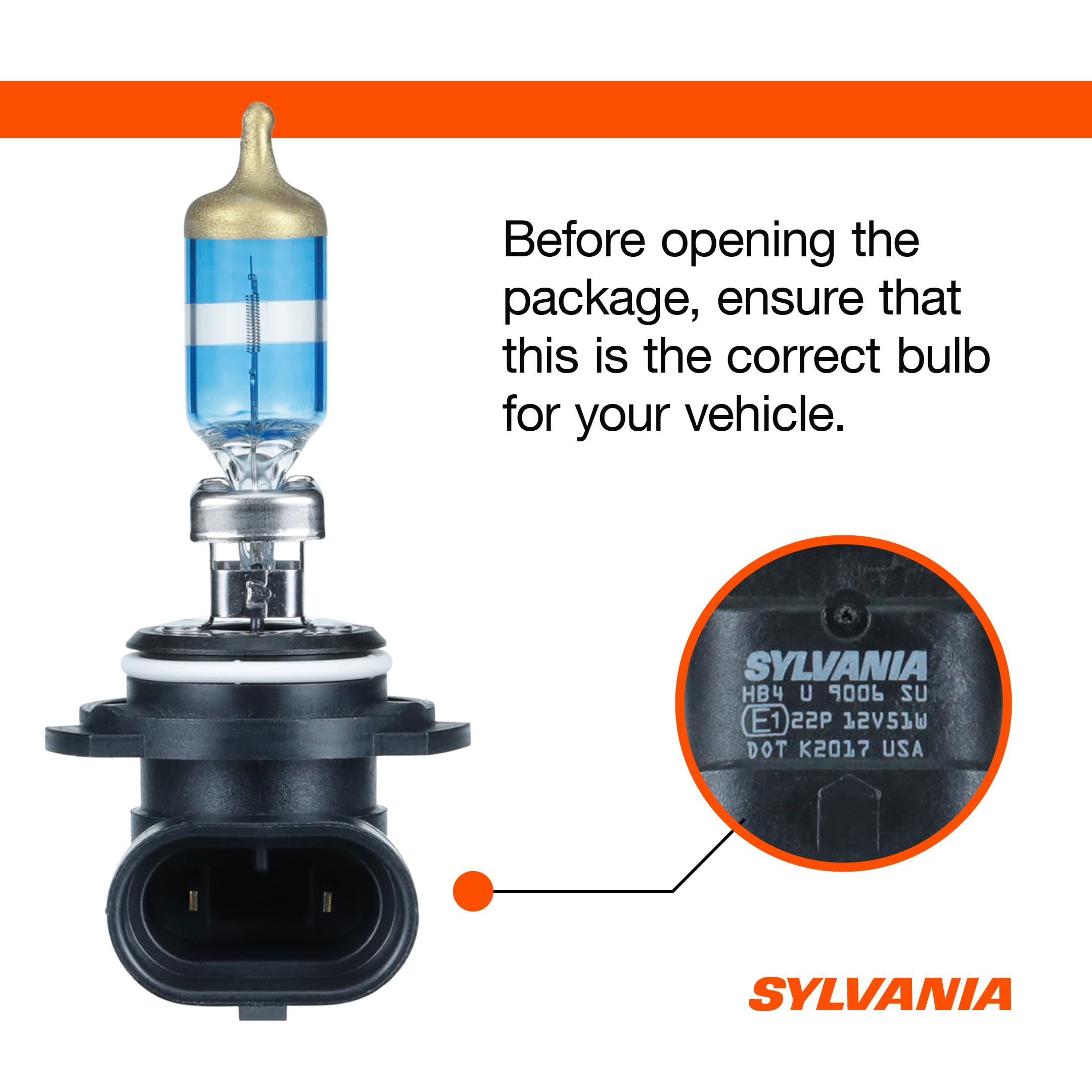 SYLVANIA 9006 SilverStar Ultra tri-band technology badge on packaging.