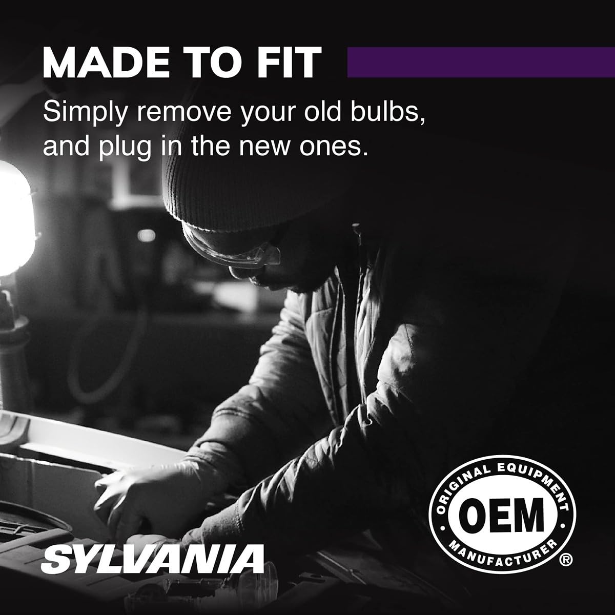 Sylvania 9012 XtraVision bulb with durable filament design