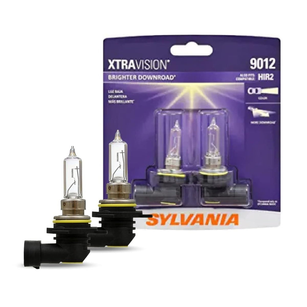 Sylvania 9012 XtraVision front view bulb for enhanced headlight replacement
