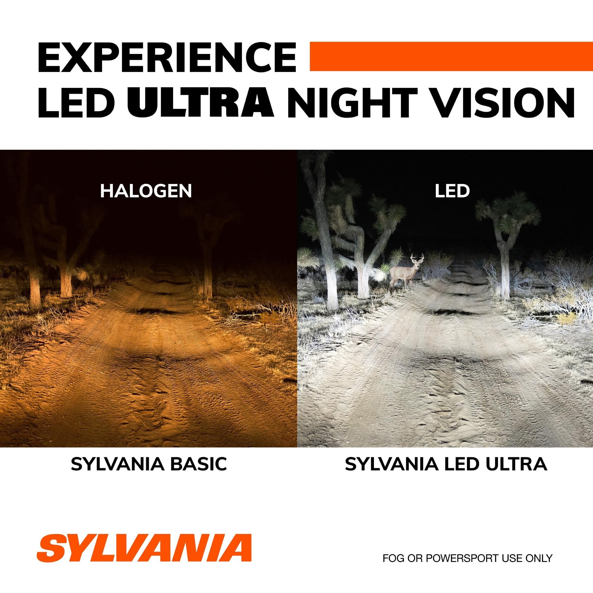 SYLVANIA H11 LED Ultra fit guide aids exact installation.