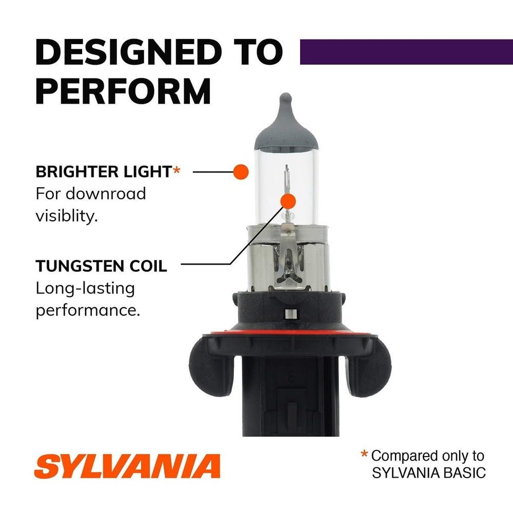 SYLVANIA H13 XtraVision high beam visibility for night driving