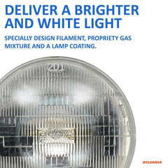 SYLVANIA H6024 night-driving glow enhances down-road visibility and confidence.