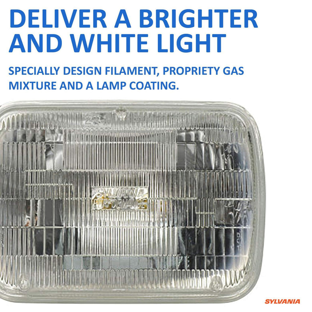 SYLVANIA H6054 SilverStar provides whiter light to improve sign and hazard detection.
