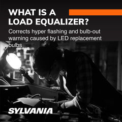 SYLVANIA Load Equalizer mounted on flat metal surface for heat transfer.
