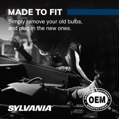 Sylvania SilverStar down-road visibility with whiter light for edge clarity.