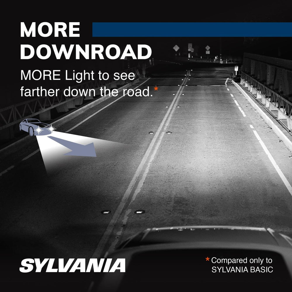 SYLVANIA SilverStar night visibility improves safer night driving.