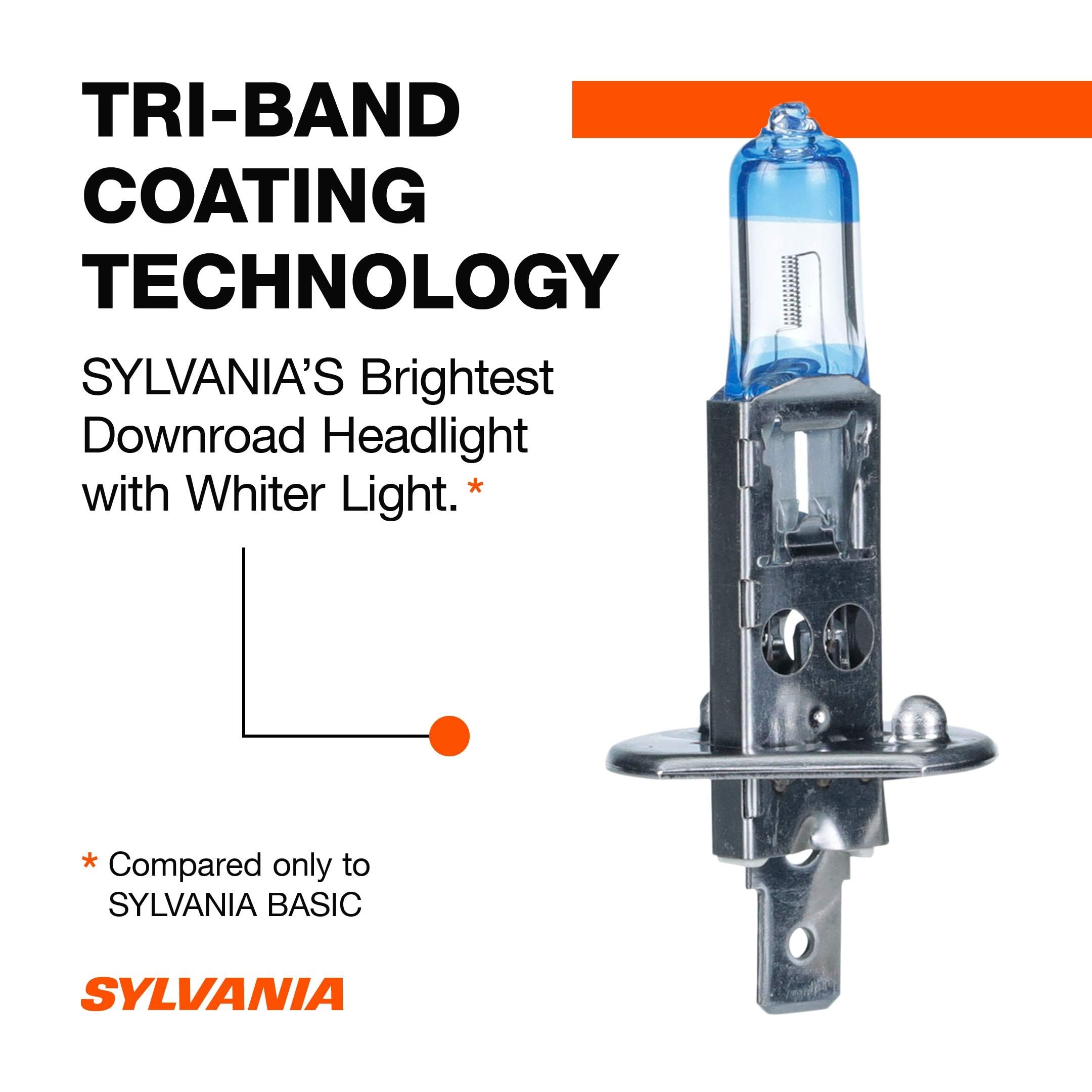 Sylvania SilverStar Ultra OEM-grade headlight performance.