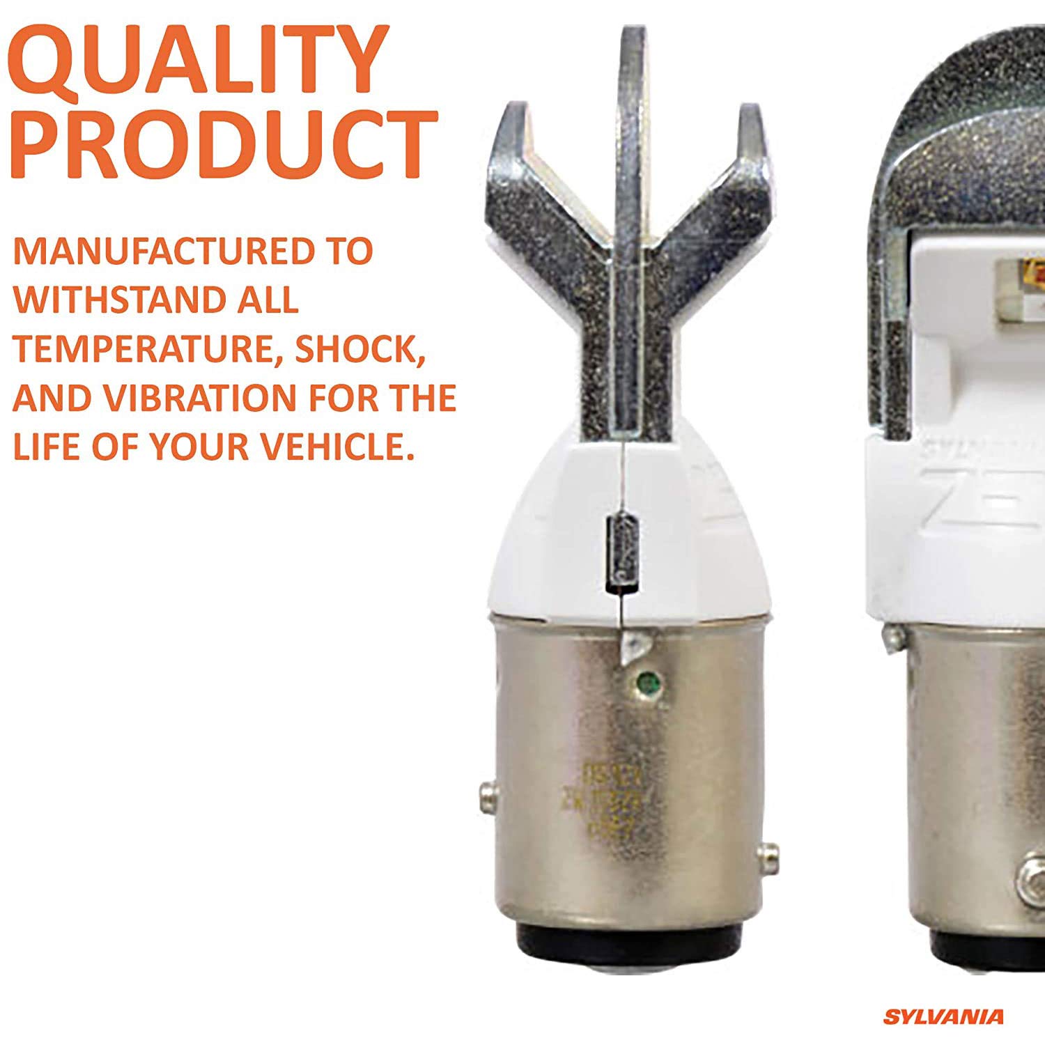 SYLVANIA ZEVO 1157 red LED bulbs offer durable exterior lighting with instant start