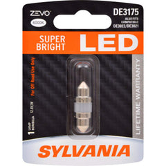 SYLVANIA ZEVO DE3175 31mm bulb for map light; bright interior visibility
