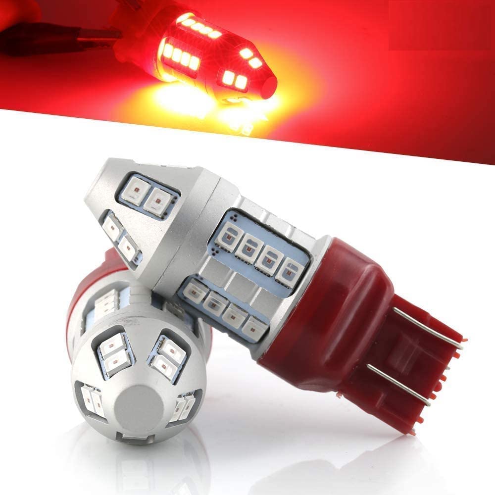 Syneticusa 7443 LED red bulb for brake lights with bright visibility