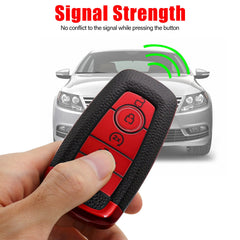 Syodiesn leather keychain adds style and easy grip for daily key tasks.