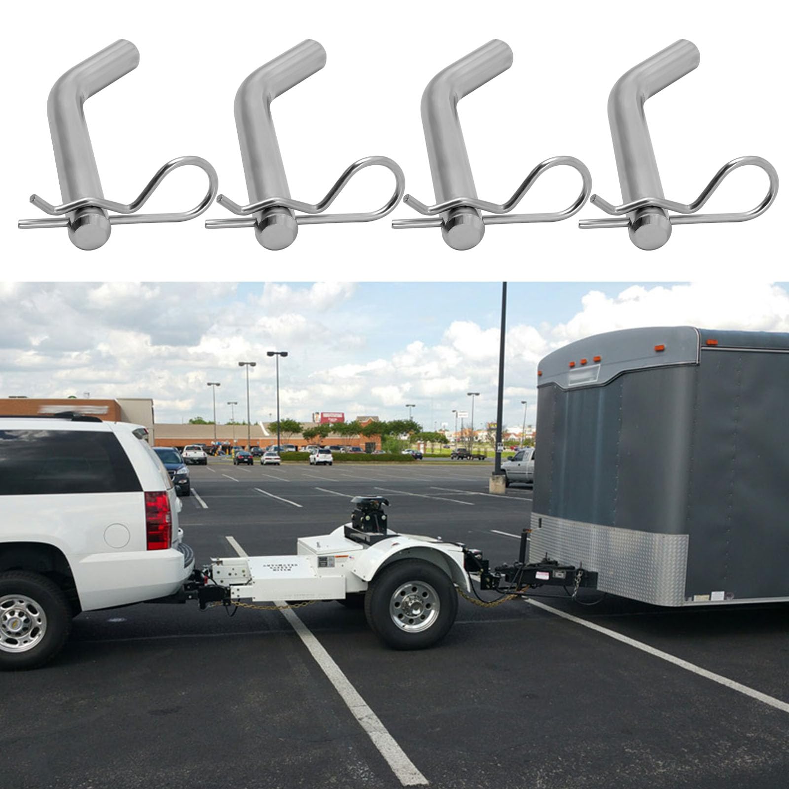 SYOWADA compatible with 2in and 2-1/2in receivers for versatile towing.