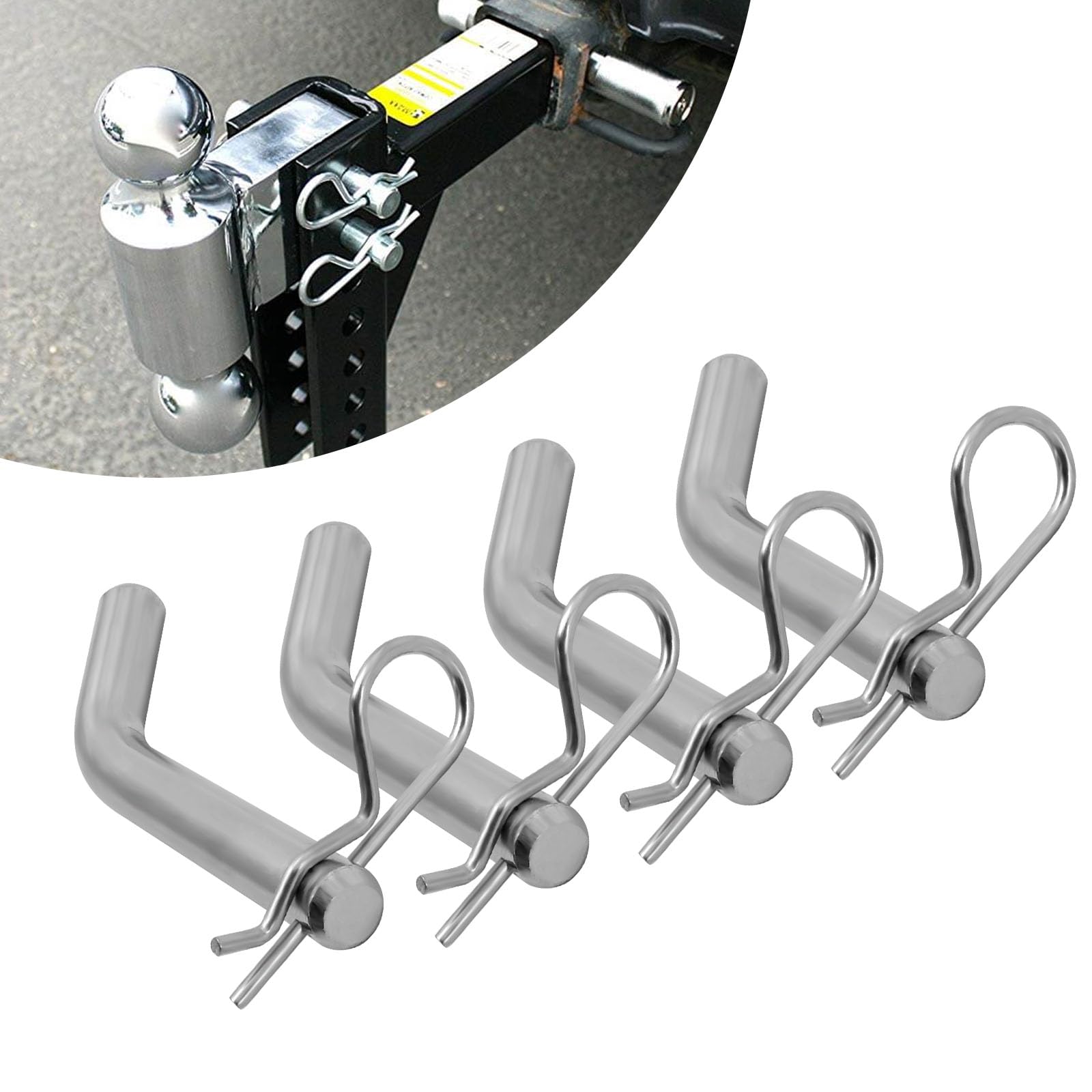 SYOWADA galvanized hitch pins clip set resists rust in outdoor use.