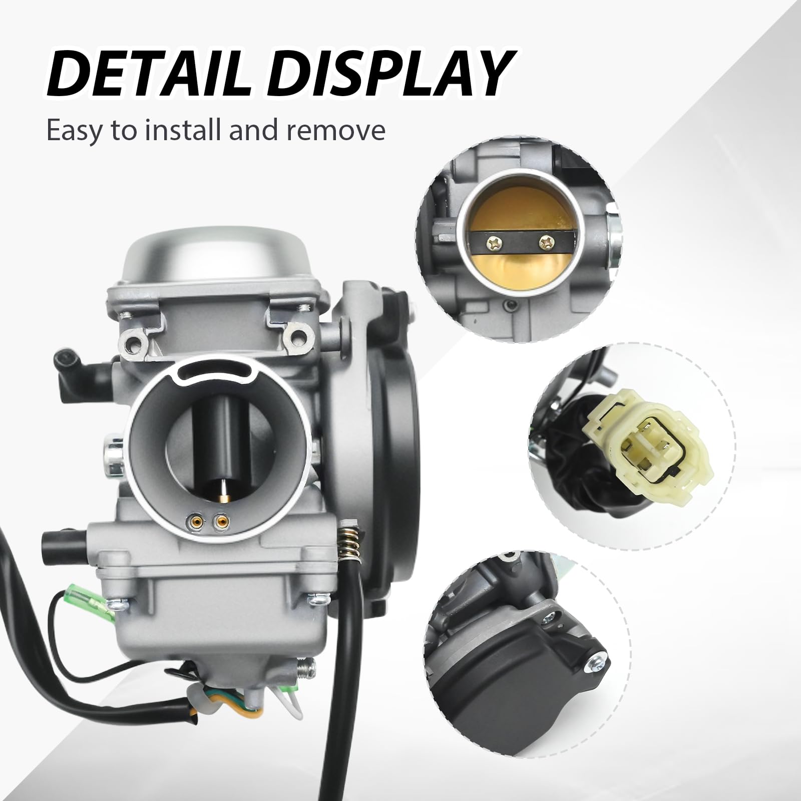SYOWADA KVF300 carburetor side view, compact design for easy mounting