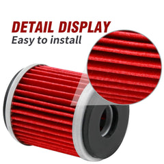 SYOWADA oil filter 10-pack offers convenient replacement for Yamaha riders.